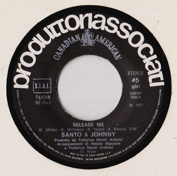 Santo & Johnny - Indian Love Call | Produttori Associati (pa/can 7045) - 4 Santo & Johnny - Indian Love Call | Produttori Associati (pa/can 7045) - 4