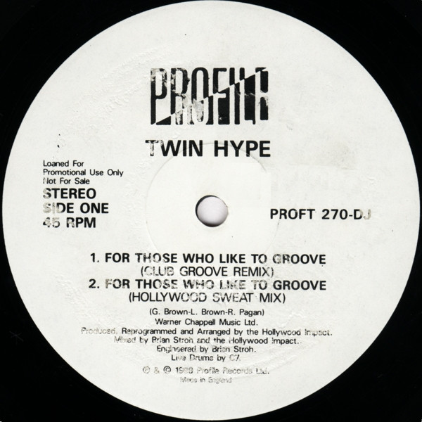 Twin Hype - For Those Who Like To Groove | Profile Records (PROFT 270-DJ)