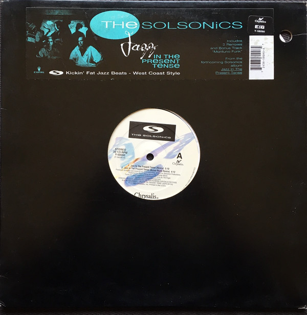 The Solsonics - Jazz In The Present Tense | Chrysalis (Y-58090)