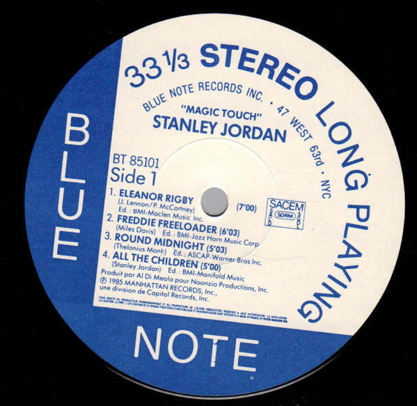 Stanley Jordan - Magic Touch | Blue Note (BT 85101) - 4