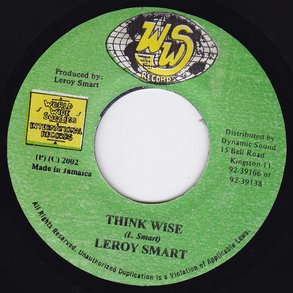 Leroy Smart - Think Wise | WWS Records (none)