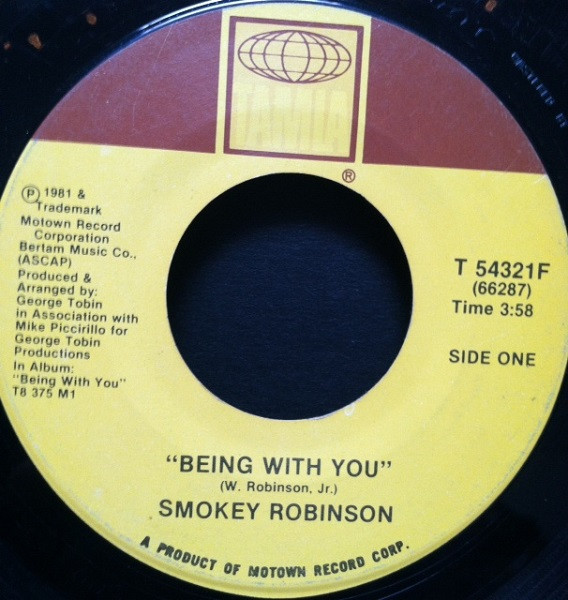 Smokey Robinson - Being With You | Tamla (T 54321F)