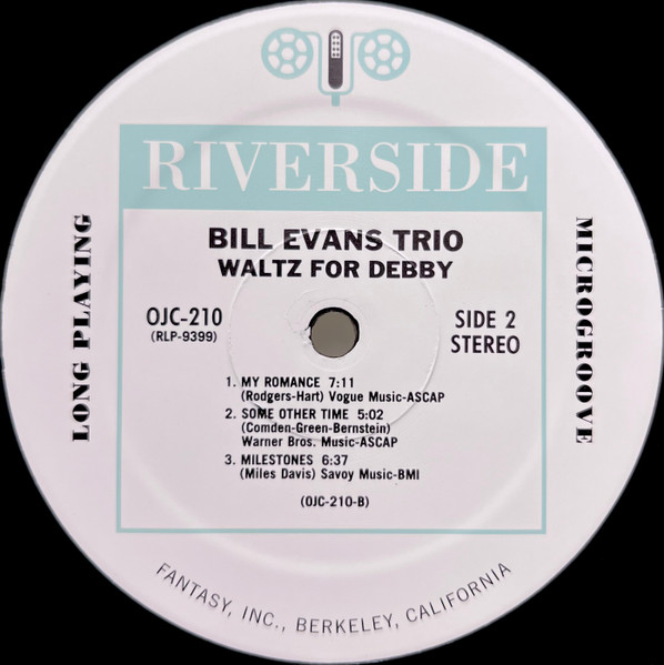 The Bill Evans Trio - Waltz For Debby | Original Jazz Classics (OJC-210) - 4 The Bill Evans Trio - Waltz For Debby | Original Jazz Classics (OJC-210) - 4