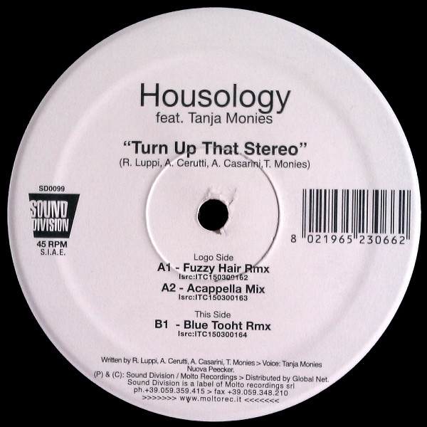Housology - Turn Up That Stereo | Sound Division (SD 0099)