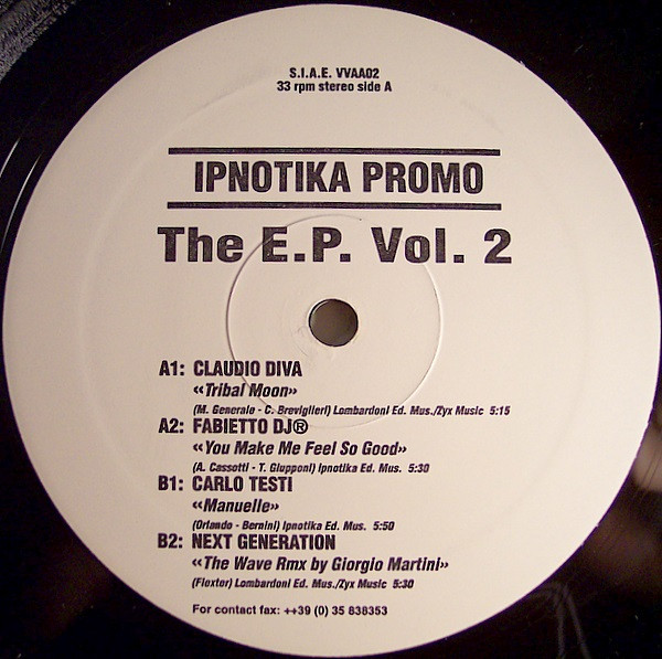 Various - Ipnotika Promo The E.P. Vol. 2 | Ipnotika (VVAA 02)