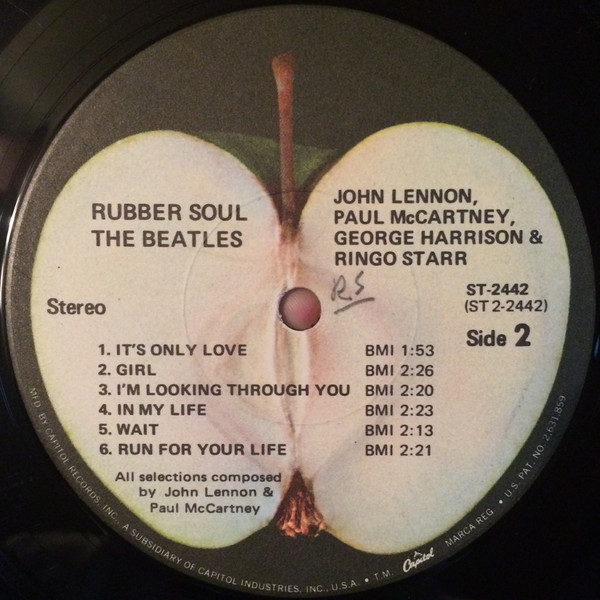 The Beatles - Rubber Soul | Apple Records (ST 2442) - 4 The Beatles - Rubber Soul | Apple Records (ST 2442) - 4