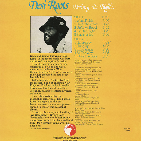 Desi Roots - Doing It Right | Hawkeye (HLP 007) - 2