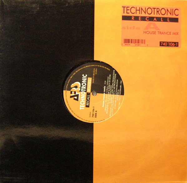 Technotronic - Recall (Remixes) | ARS (740106-1)