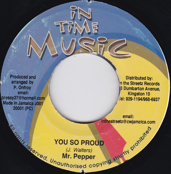 Mr. Easy / Mr. Peppa - Aint Easy / You So Proud | In Time Music (none) - 2