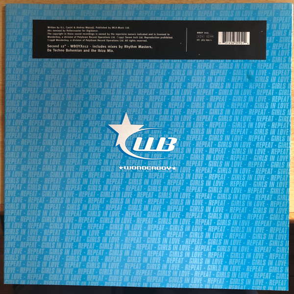 A.T.G.O.C. - Repeated Love | Wonderboy (WBOY 012) - 2