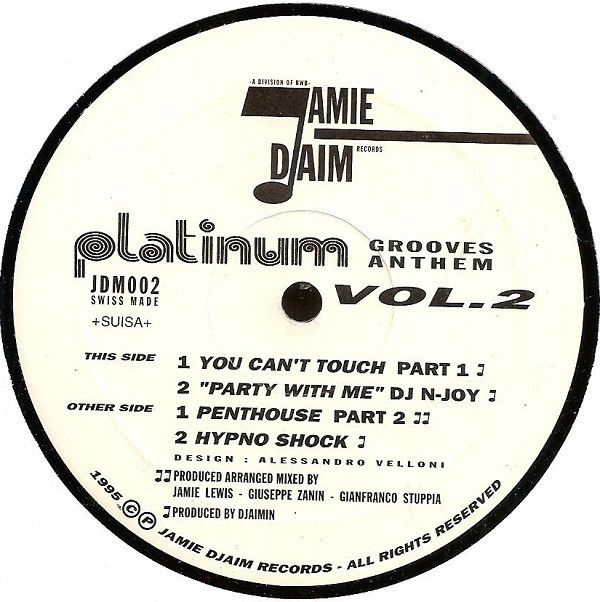 Platinum - Grooves Anthem Vol.2 | Jamie Djaim Records (JDM002)
