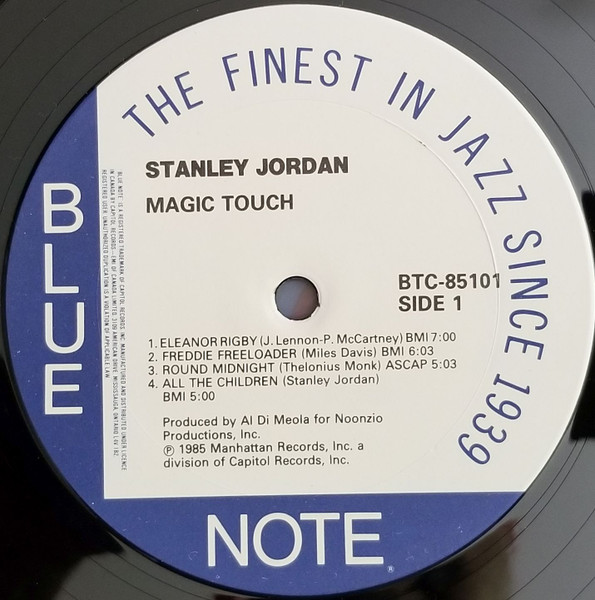 Stanley Jordan - Magic Touch [Vinyl] | Blue Note (BTC 85101) - 3