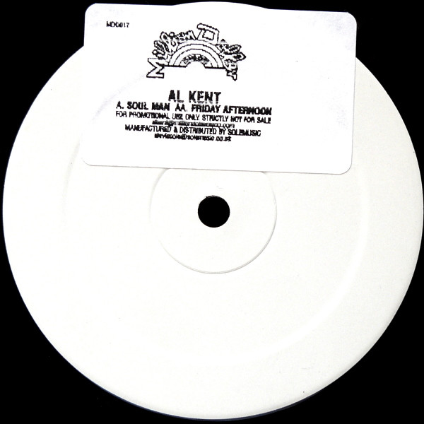 Al Kent - Soul Man / Friday Afternoon | Million Dollar Disco (MDD017)