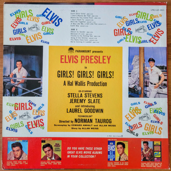 Elvis Presley - Girls! Girls! Girls! | RCA Victor (LPM 2621) - 2