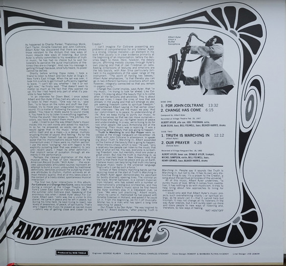 Albert Ayler - In Greenwich Village | Superior Viaduct (SV136) - 4 Albert Ayler - In Greenwich Village | Superior Viaduct (SV136) - 4