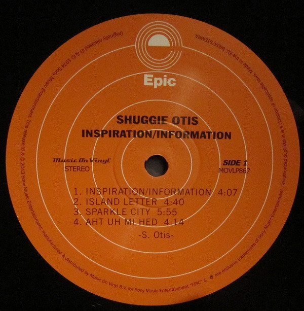 Shuggie Otis - Inspiration Information | Music On Vinyl (MOVLP867) - 3