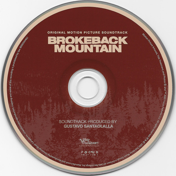Gustavo Santaolalla - Brokeback Mountain (Original Motion Picture Soundtrack) | Verve Forecast (B000560402) - 3