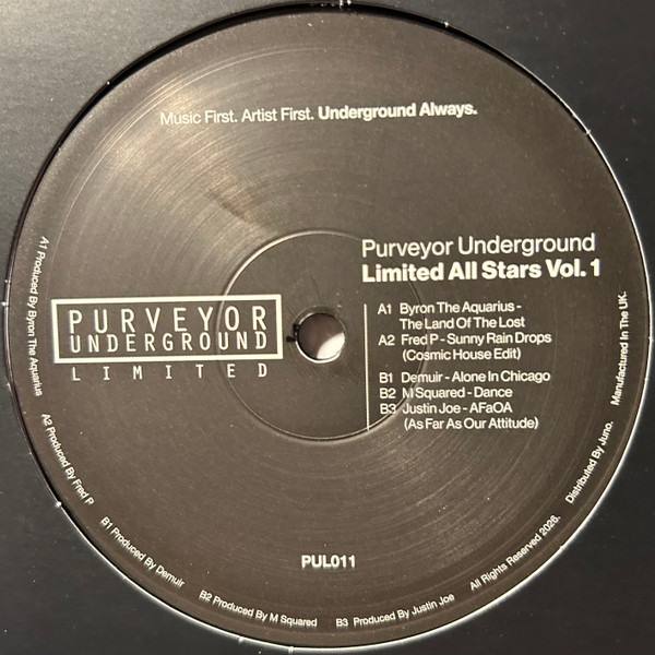 Various - Purveyor Underground Limited All Stars Vol. 1 | Purveyor Underground Limited (PUL011) - main