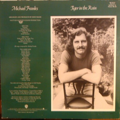 Michael Franks - Tiger In The Rain | Warner Bros. Records (WB 56 612) - 2 Michael Franks - Tiger In The Rain | Warner Bros. Records (WB 56 612) - 2