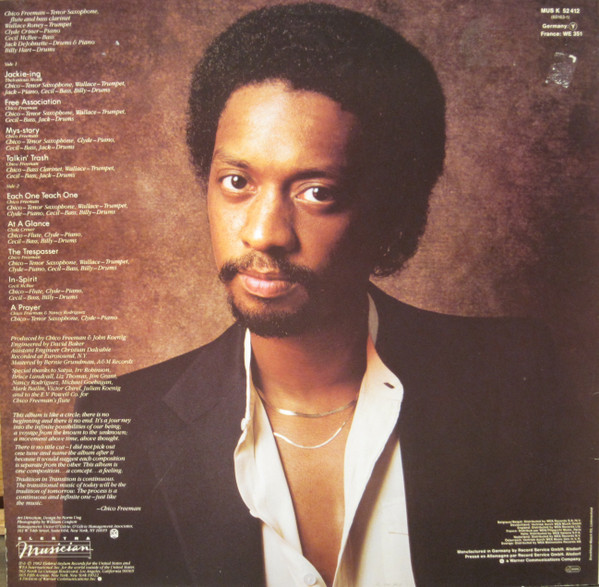 Chico Freeman - Tradition In Transition | Elektra Musician (MUS 52 412) - 2