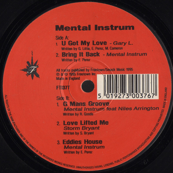 Mental Instrum - Untitled | Freetown Inc (FTI37T) - main
