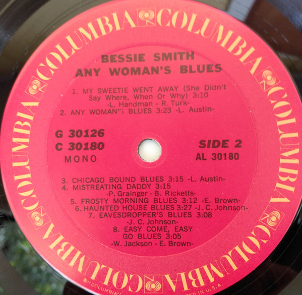 Bessie Smith - Any Woman's Blues | Columbia (CG 30126) - 4