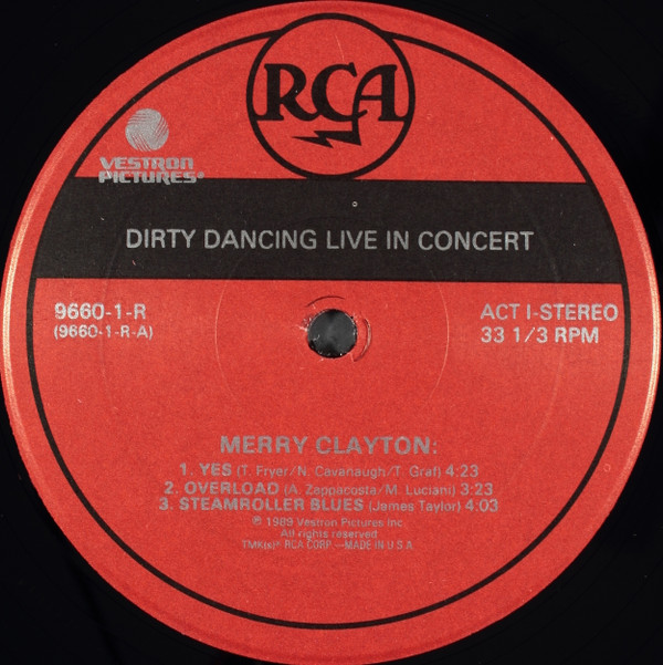 Various - Dirty Dancing - Live In Concert | RCA (9660-1-R) - 2