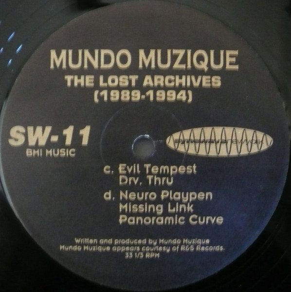 Mundo Muzique - The Lost Archives (1989-1994) | Synewave (SW-11) - 3