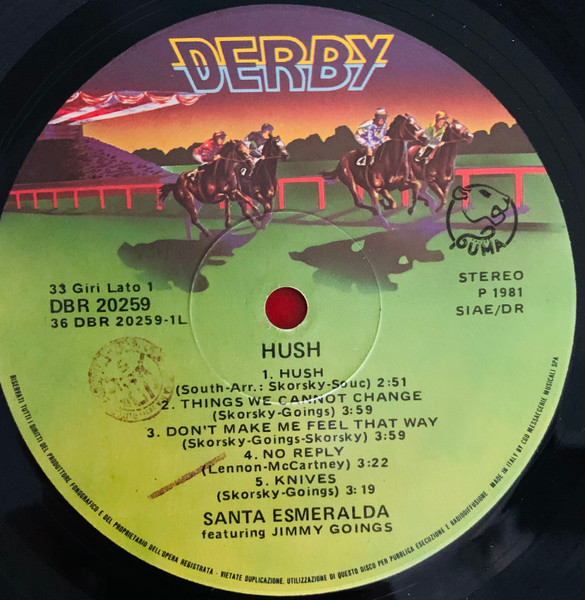 Santa Esmeralda Featuring Jimmy Goings - Hush | Derby (DBR 20259) - 4