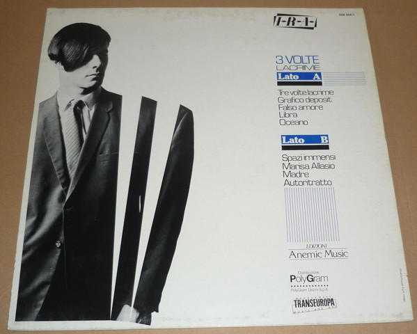 Diaframma - 3 Volte Lacrime | IRA (508 004-1)