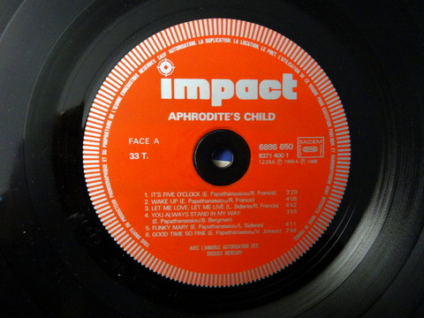Aphrodite's Child - Aphrodite's Child | Impact (6886 650) - 3