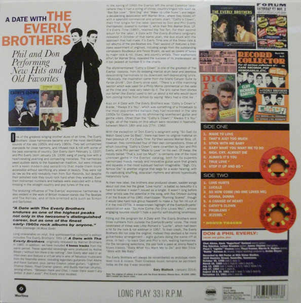 Everly Brothers - A Date With The Everly Brothers | WaxTime (771935) - 2