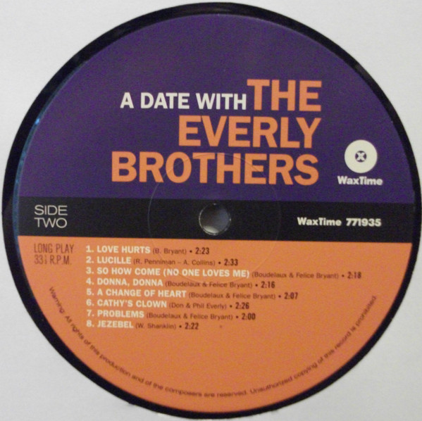 Everly Brothers - A Date With The Everly Brothers | WaxTime (771935) - 4
