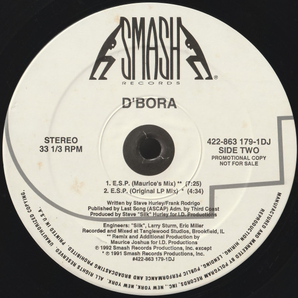 D'Bora - E.S.P. | Smash Records (422-863 179-1DJ)