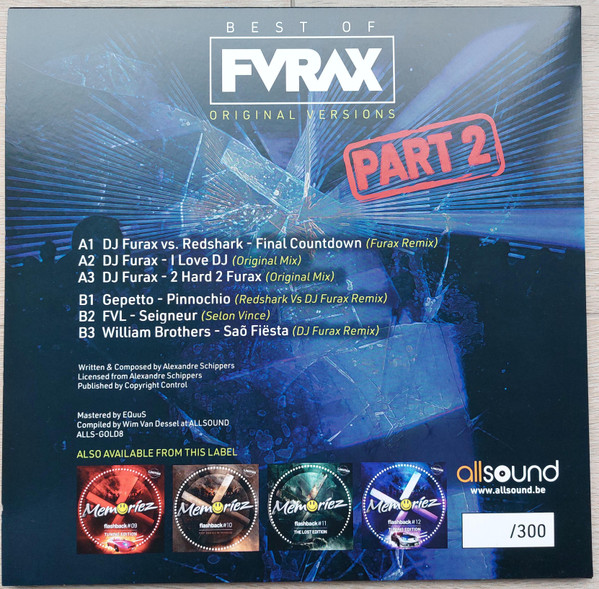DJ Furax - Best Of Furax - Part 2 | ALLSOUND (ALLS-GOLD8)