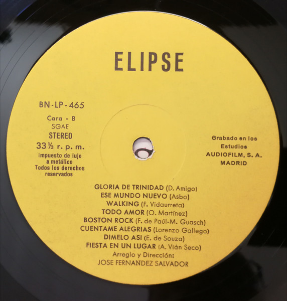 Grup Elipse - Música Para Bailar Vol.II | Not On Label (BN-LP-465) - 4