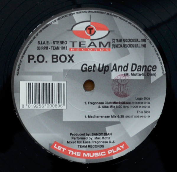 P.O. Box - Get Up And Dance | Team Records (TEAM 1013)