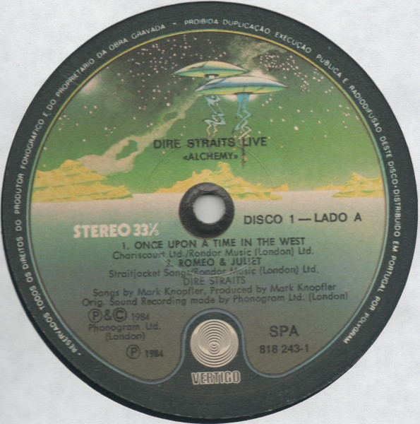 Dire Straits - Alchemy - Dire Straits Live | Vertigo (818 243-1) - 3 Dire Straits - Alchemy - Dire Straits Live | Vertigo (818 243-1) - 3