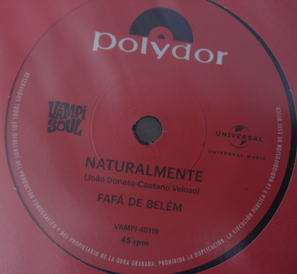 Fafá De Belém - Êmoriô / Naturalmente | Vampi Soul (VAMPI 45118) - 2