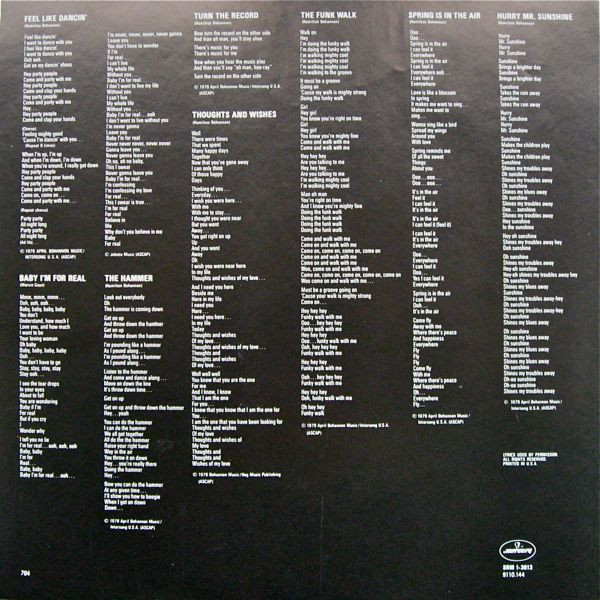 Bohannon - Music In The Air | Mercury (SRM-1-3813) - 8 Bohannon - Music In The Air | Mercury (SRM-1-3813) - 8