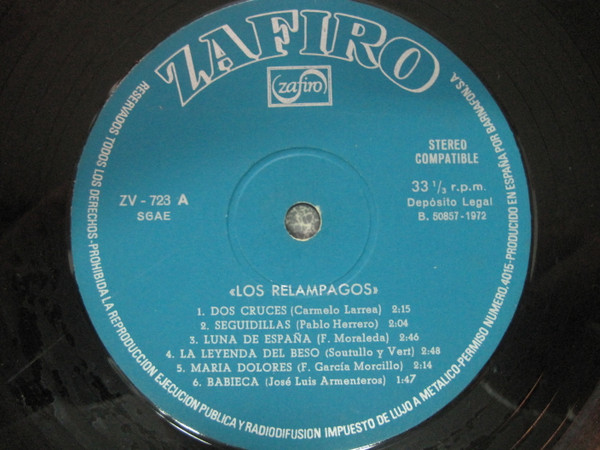 Los Relampagos - Los Relampagos | Zafiro (ZV-723) - 2