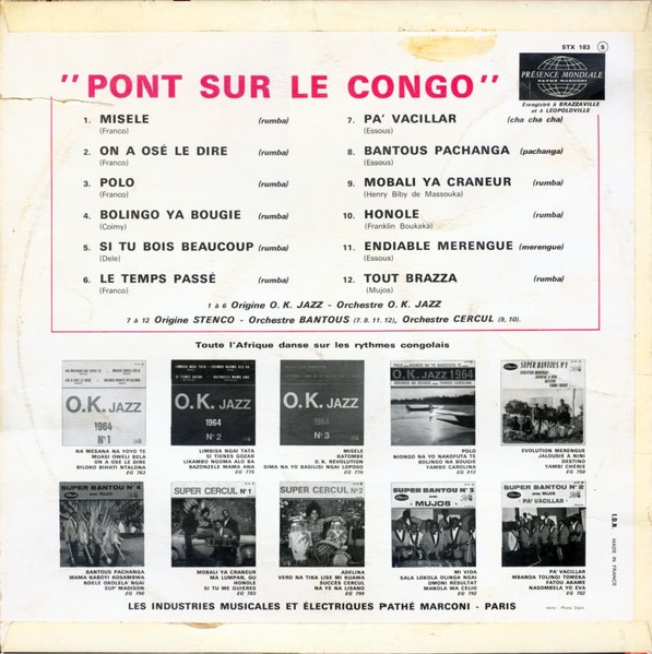 Various - Pont Sur Le Congo | Pathé (STX 183) - 2