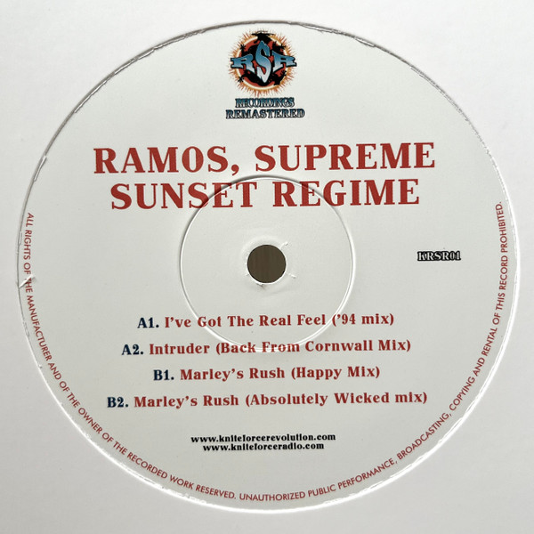 Ramos, Supreme & Sunset Regime - I've Got The Real Feel | RSR Recordings (KRSR01)