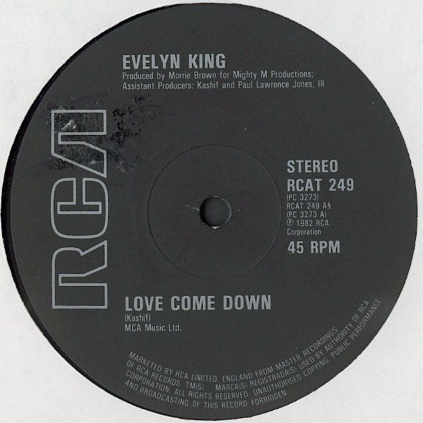 Evelyn King - Love Come Down | RCA (RCAT 249) - 2