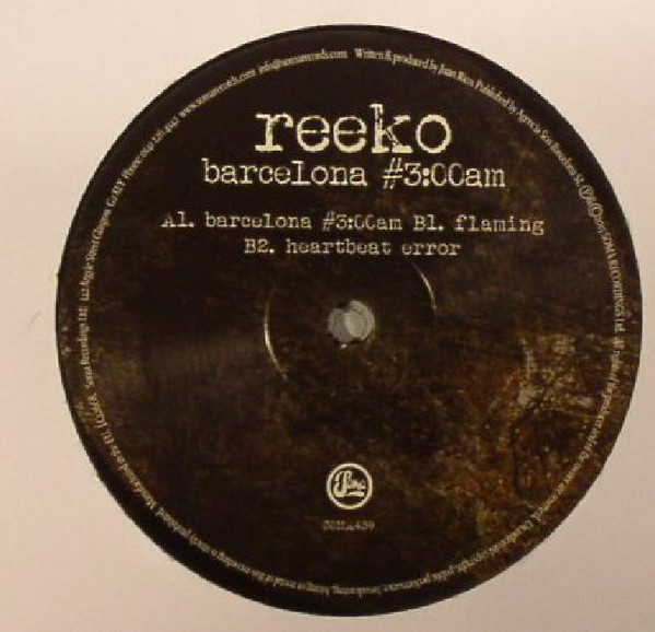 Reeko - Barcelona #3:00am | Soma Quality Recordings (SOMA 439) - 2