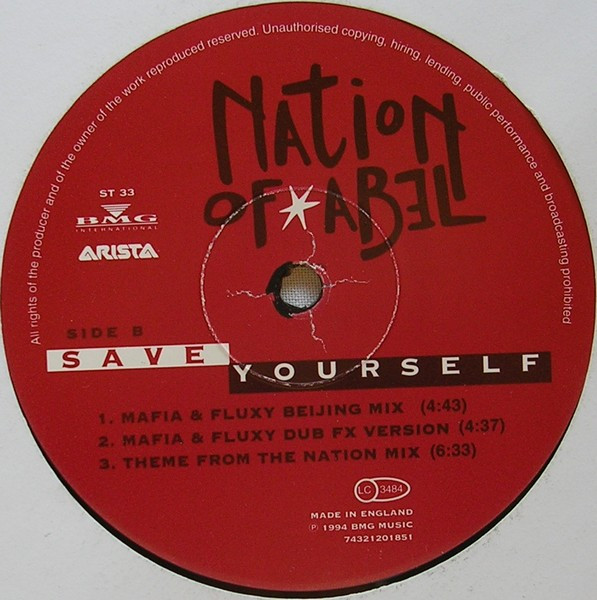 Nation Of Abel - Save Yourself | Arista (74321 20185 1) - 4 Nation Of Abel - Save Yourself | Arista (74321 20185 1) - 4