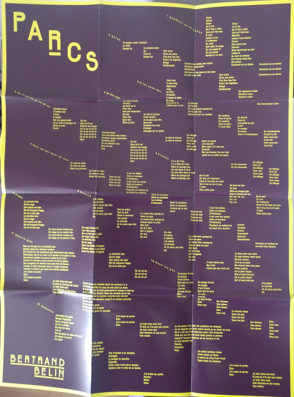 Bertrand Belin - Parcs | Cinq 7 (3271476) - 2 Bertrand Belin - Parcs | Cinq 7 (3271476) - 2