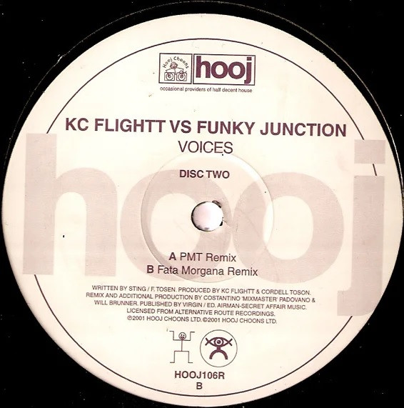 KC Flightt Vs Funky Junction - Voices | Hooj Choons (HOOJ106R) - 2