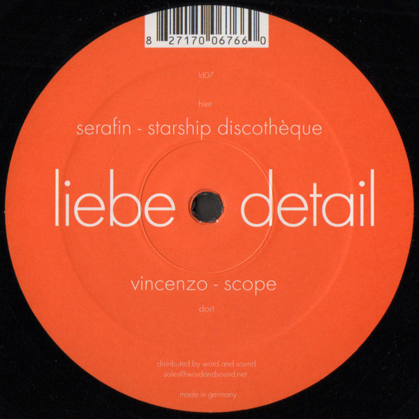 Vincenzo / Serafin - Scope / Starship Discothèque | liebe*detail (ld07)