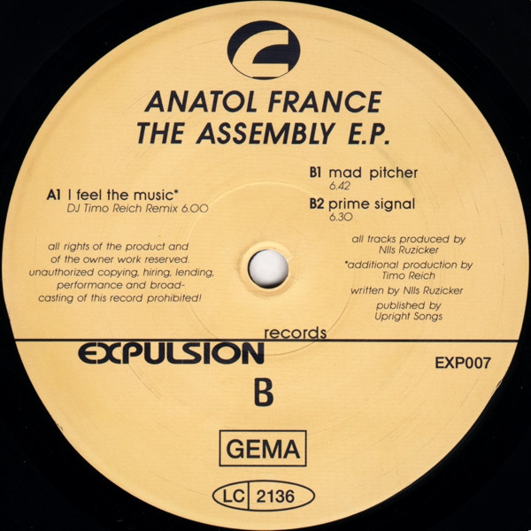 Anatol France - The Assembly E.P. | Expulsion Records (EXP007) - 4 Anatol France - The Assembly E.P. | Expulsion Records (EXP007) - 4